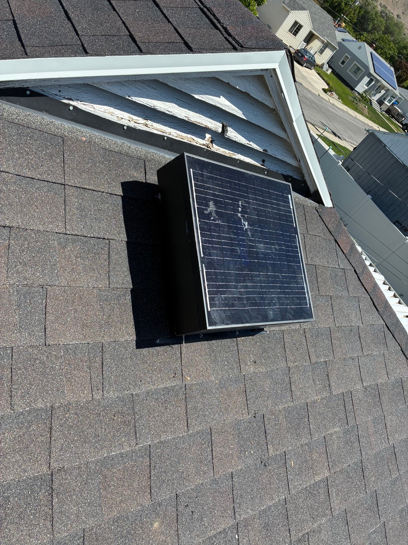 Solar attic fans