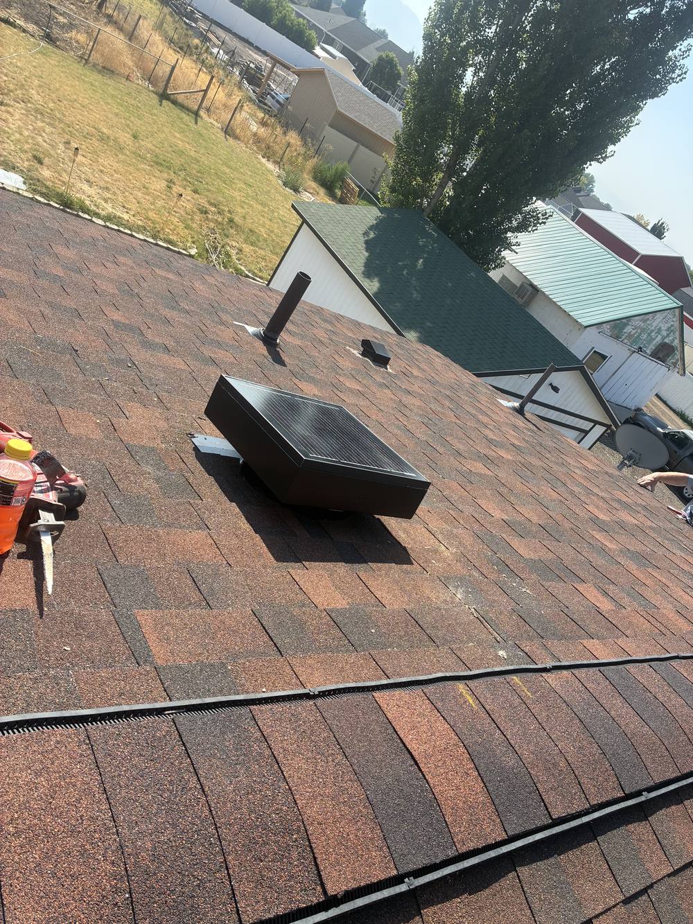 Fresh fan install, valley view