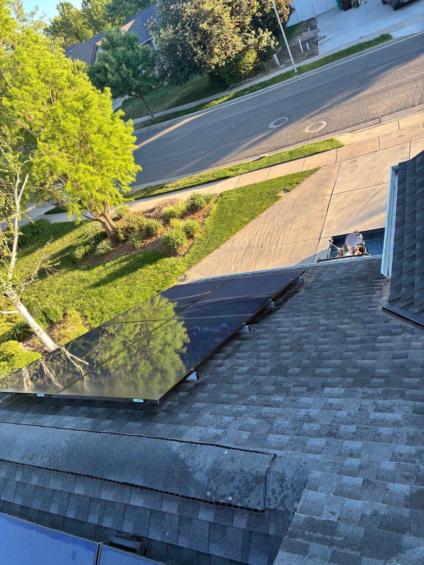 Street-view solar install
